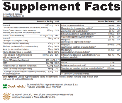 Active Multi and Mineral Complex without Iron 120ct